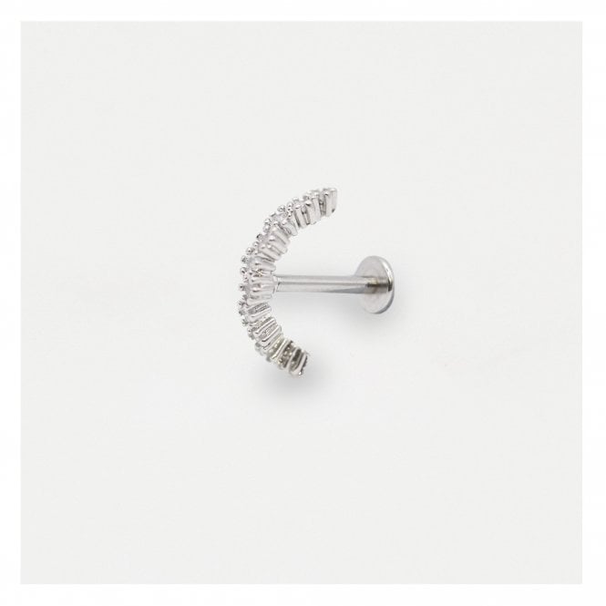 kingsley ryan Steel Illusion Cuff Labret - Internally Threaded