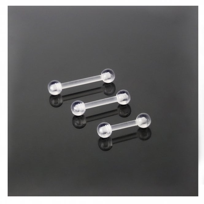 kingsley ryan Straight Barbell Piercing Retainer - 1.2mm