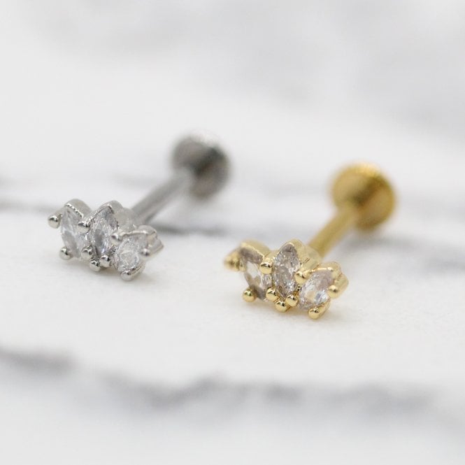 kingsley ryan Tiny Crown Labret - Internally Threaded