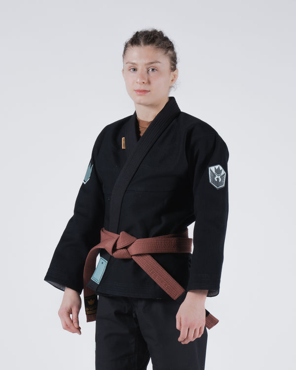 Kingz Balistico 4.0 Women's Jiu Jitsu Gi - Black (2023 Version)
