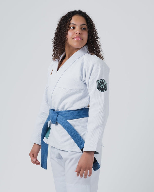 Kingz Balistico 4.0 Women's Jiu Jitsu Gi - White (2023 Version)