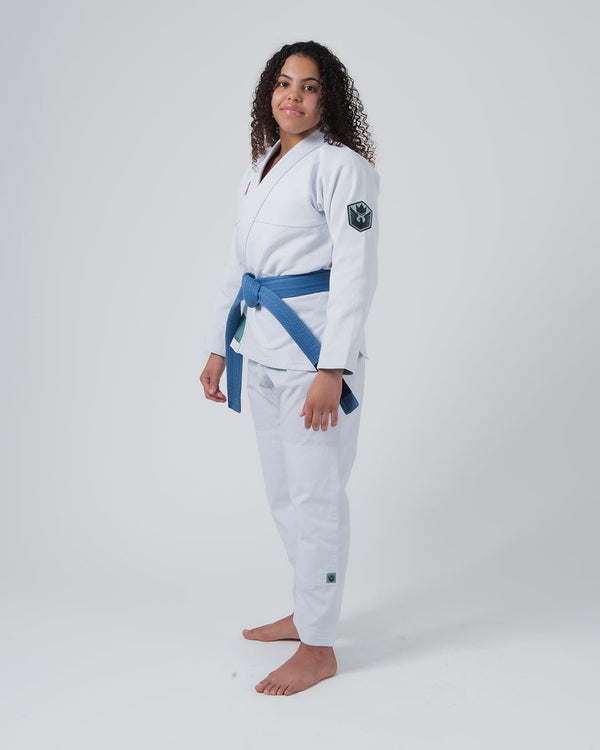 Kingz Balistico 4.0 Women's Jiu Jitsu Gi - White (2023 Version)