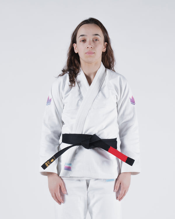 kingz Empowered Women's Jiu Jitsu Gi - White (2023 version)