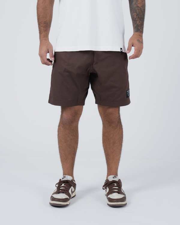 kingz Casual Gi Shorts - Brown