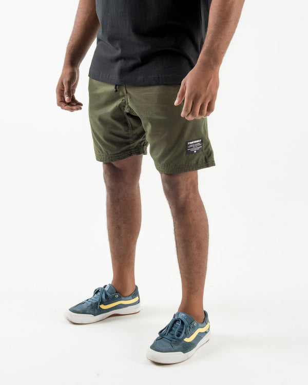 Kingz Casual Gi Shorts - Military Green