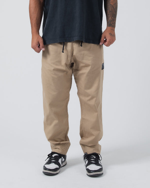 kingz Casual Rip Stop Gi Pant - Khaki