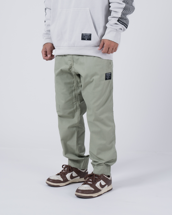 Kingz Casual Rip Stop Gi Pant - Sage