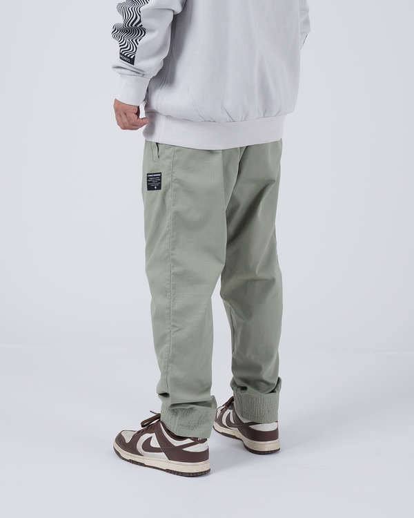 Kingz Casual Rip Stop Gi Pant - Sage