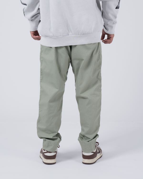 Kingz Casual Rip Stop Gi Pant - Sage