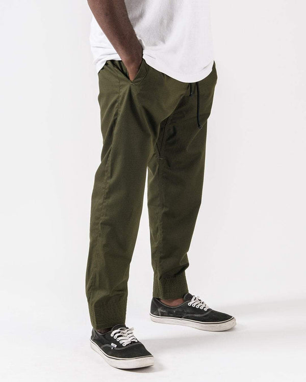 Kingz Casual Rip Stop Gi Pants - Military Green