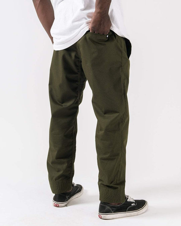 Kingz Casual Rip Stop Gi Pants - Military Green
