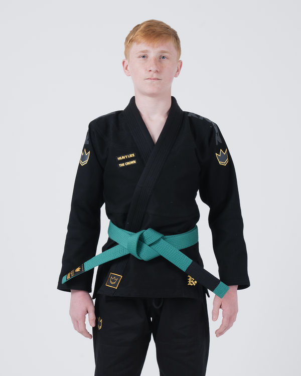 kingz Comp V6 Youth Jiu Jitsu Gi - Black