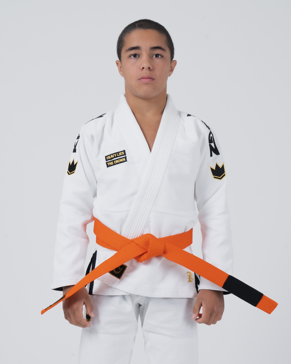 kingz Comp V6 Youth Jiu Jitsu Gi - White