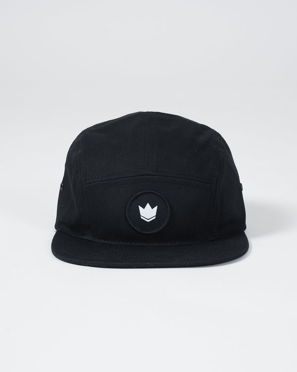 Kingz Crown Patch Strapback Hat - Black