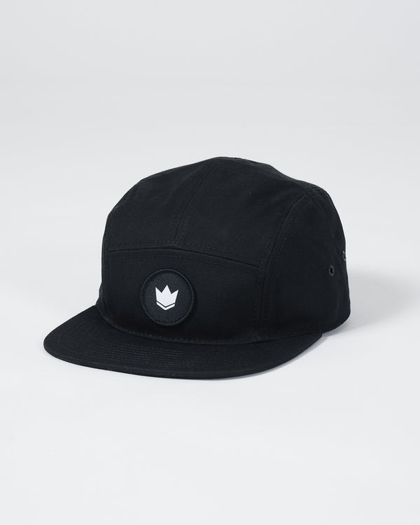 kingz Crown Patch Strapback Hat - Black