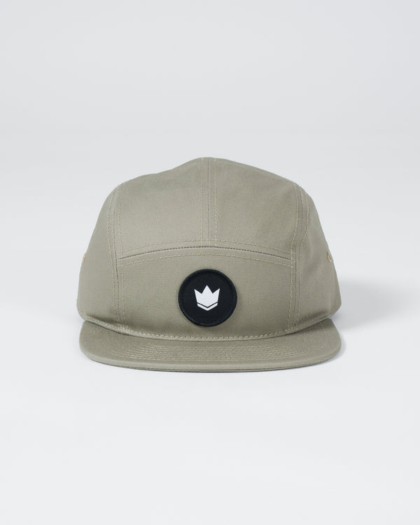 Kingz Crown Patch Strapback Hat - Sage Green