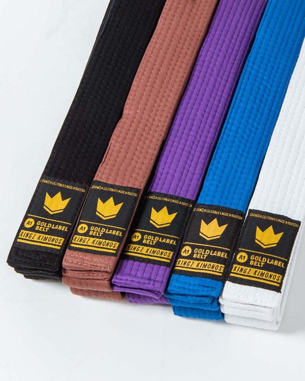 Kingz Gold Label V2 Jiu Jitsu Belts
