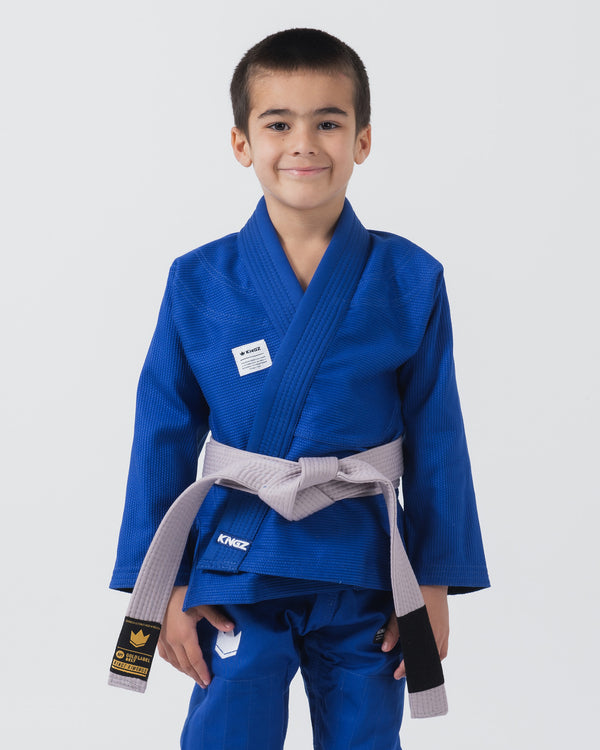 kingz Kore V2 Youth Jiu Jitsu Gi - Blue