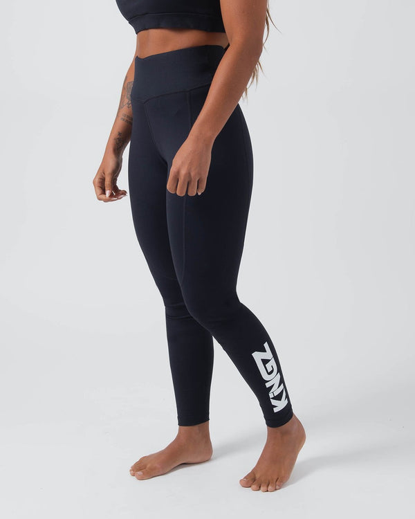 Kingz Kore Women's Grappling Spats - Black