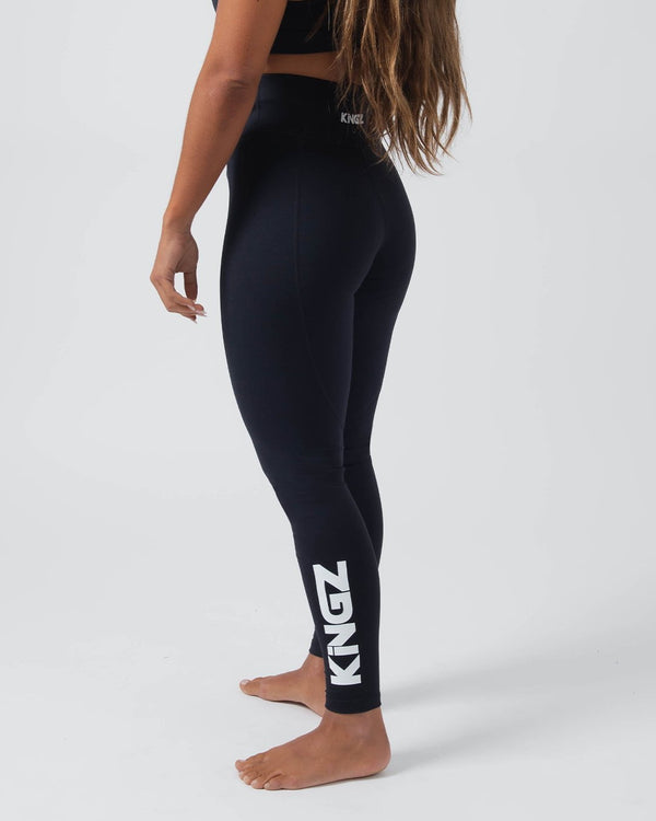 Kingz Kore Women's Grappling Spats - Black