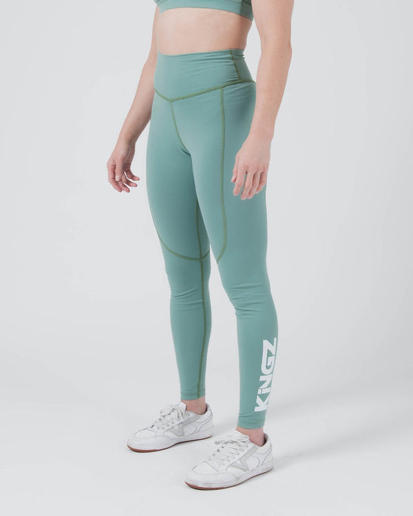 Kingz Kore Women's Grappling Spats - Green
