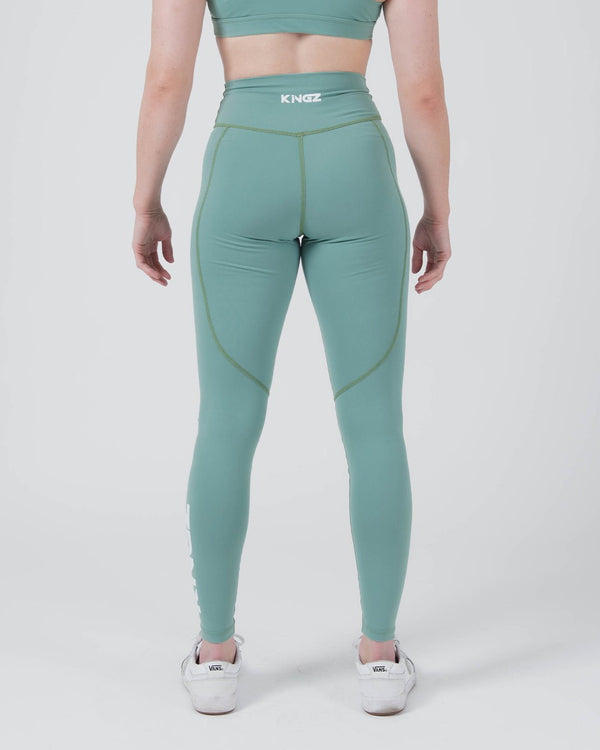 Kingz Kore Women's Grappling Spats - Green