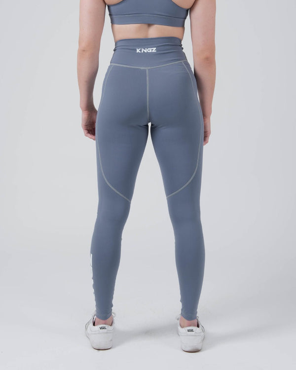 Kingz Kore Women's Grappling Spats - Smoke Blue
