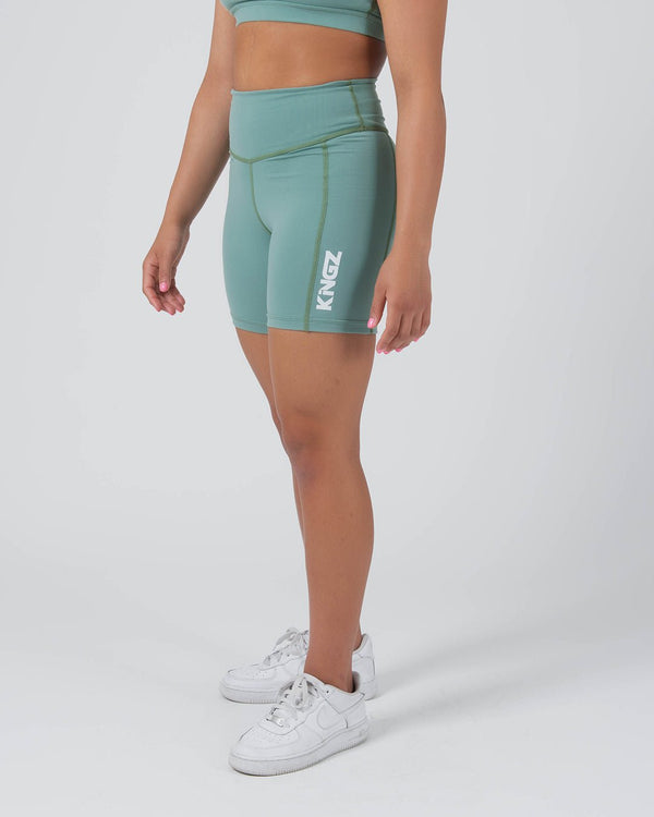 Kingz Kore Women's Training Shorts - Green