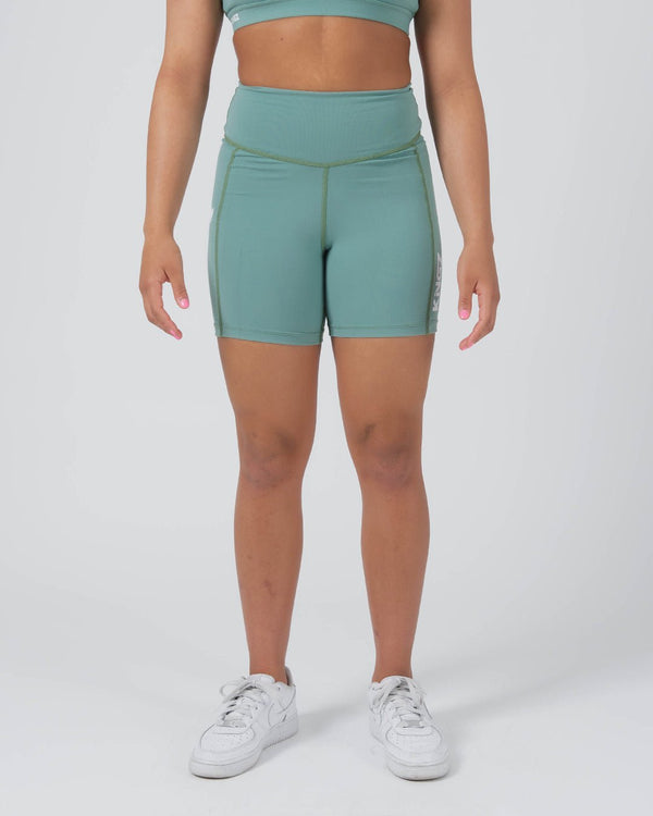 kingz Kore Women's Training Shorts - Green