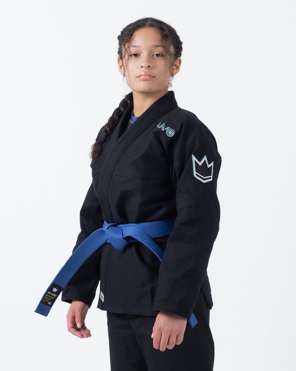 Kingz Nano 3.0 Womens Jiu Jitsu Gi - Black