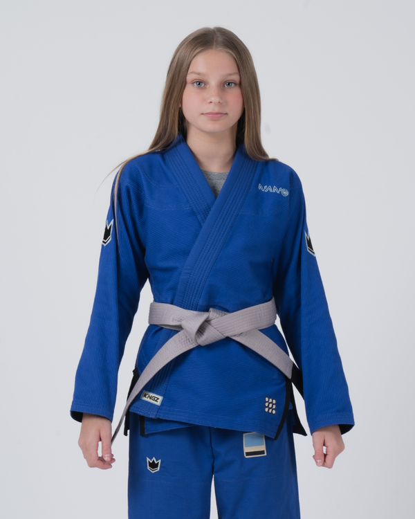 kingz Nano 3.0 Youth Jiu Jitsu Gi - Blue