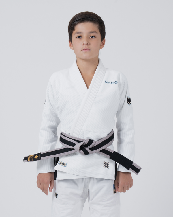 kingz Nano 3.0 Youth Jiu Jitsu Gi - White