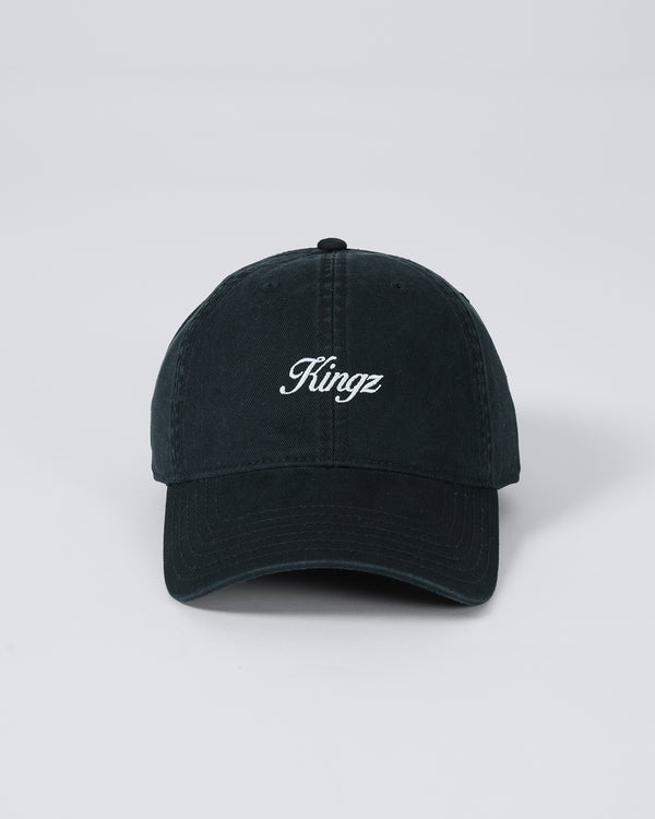 Kingz Script Dad Hat - Black