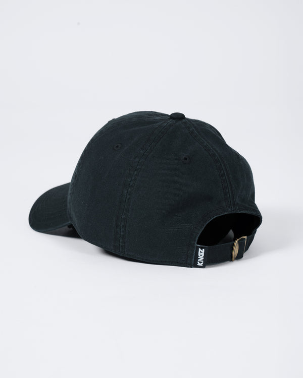 Kingz Script Dad Hat - Black