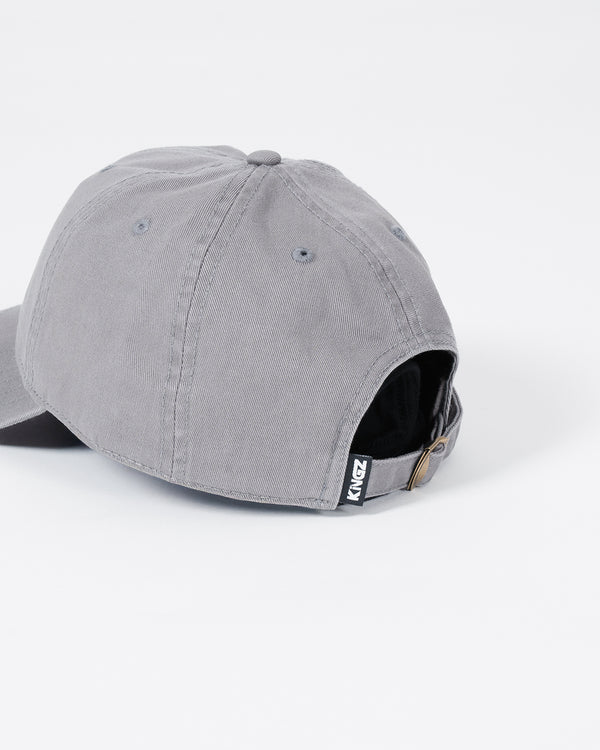 Kingz Script Dad Hat - Grey