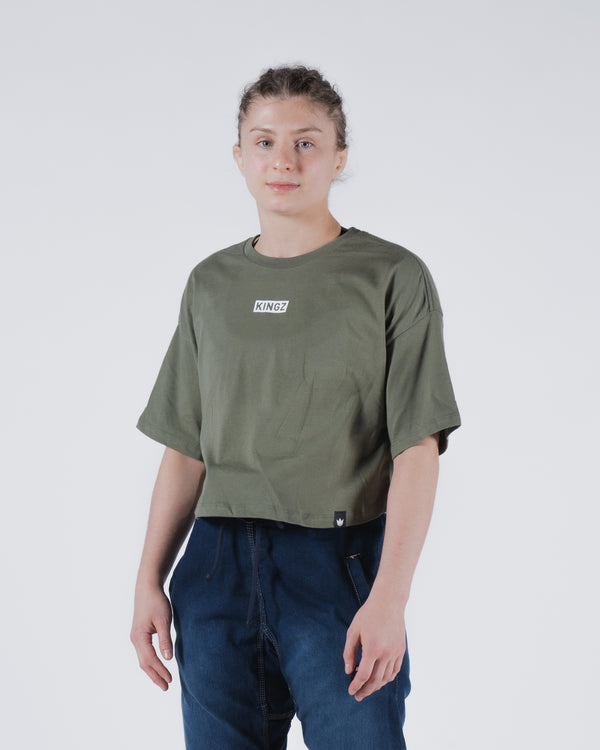 Kingz Slant Women's Crop Top
