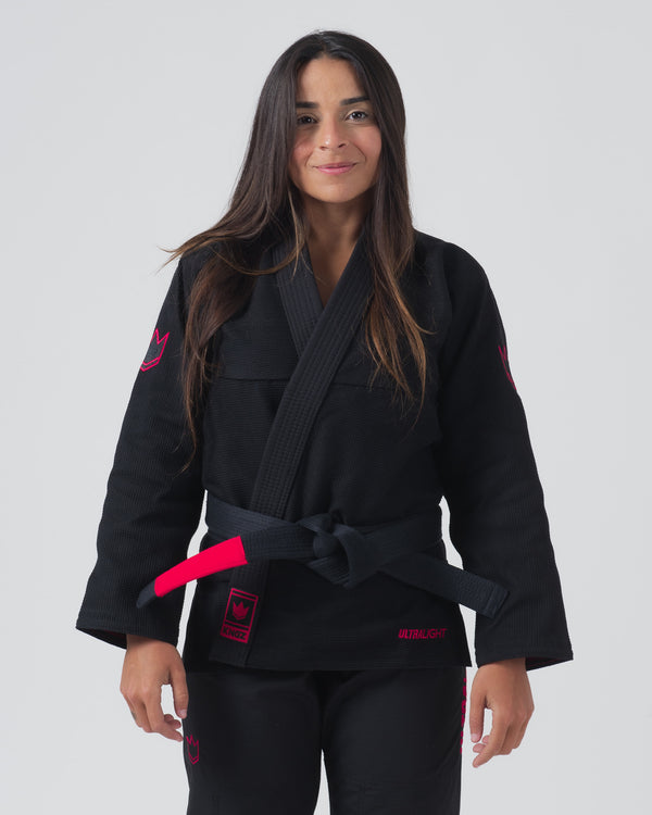 kingz Ultralight 2.0 Women's Jiu Jitsu Gi - Black