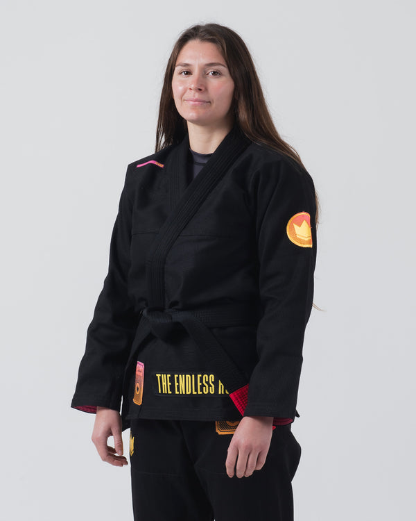 Kingz Limited Edition - Endless Roll Women's Jiu Jitsu Gi - Black
