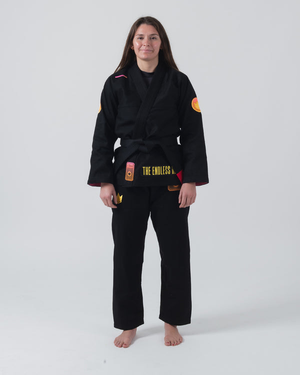 Kingz Limited Edition - Endless Roll Women's Jiu Jitsu Gi - Black