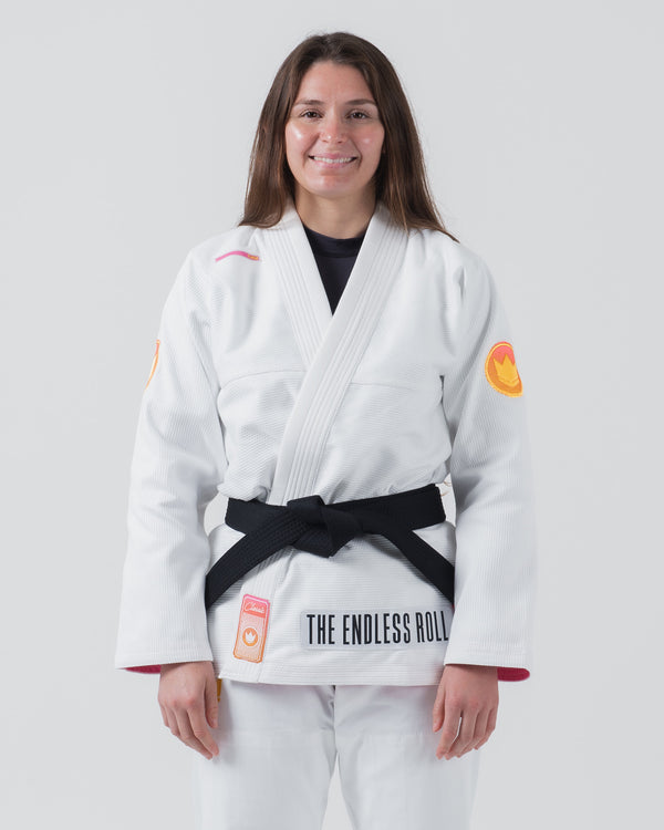 kingz Limited Edition - Endless Roll Women's Jiu Jitsu Gi - White