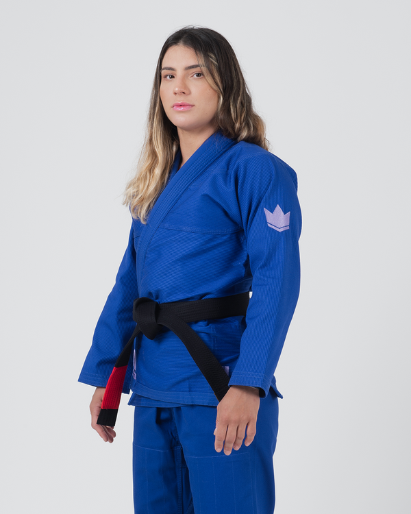 Kingz The ONE Womens Jiu Jitsu Gi - Blue/Lavender - FREE White Belt - 2023 Version