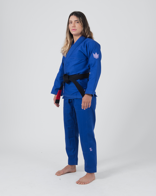 Kingz The ONE Womens Jiu Jitsu Gi - Blue/Lavender - FREE White Belt - 2023 Version