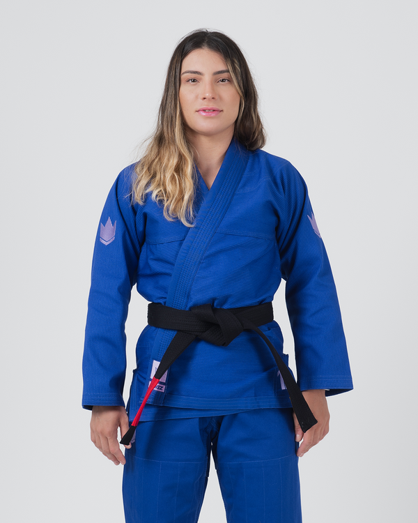 kingz The ONE Womens Jiu Jitsu Gi - Blue/Lavender - FREE White Belt - 2023 Version