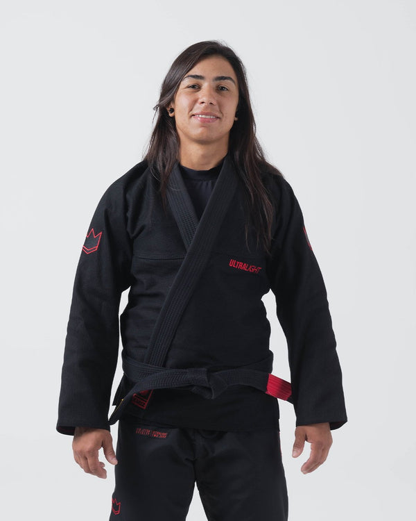 kingz Ultralight 2.0 Women's Jiu Jitsu Gi - Black (2023 version)