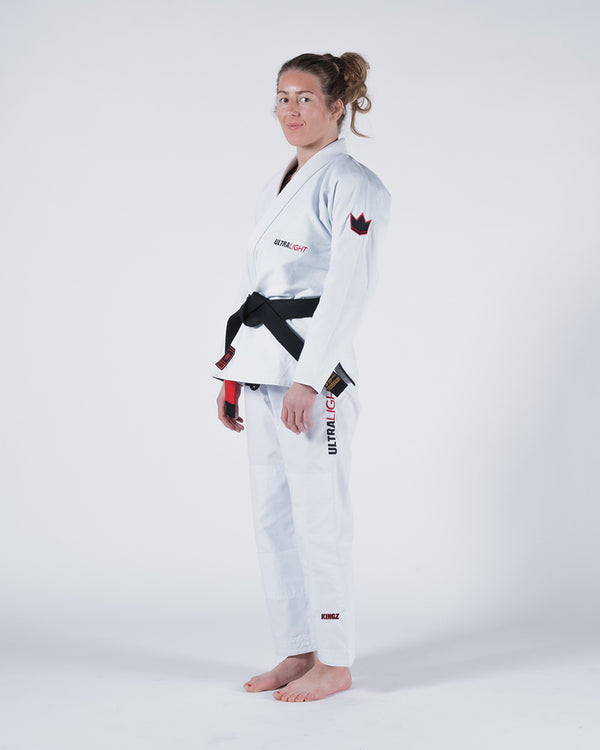 Kingz Ultralight 2.0 Women's Jiu Jitsu Gi - White (2023 Version)