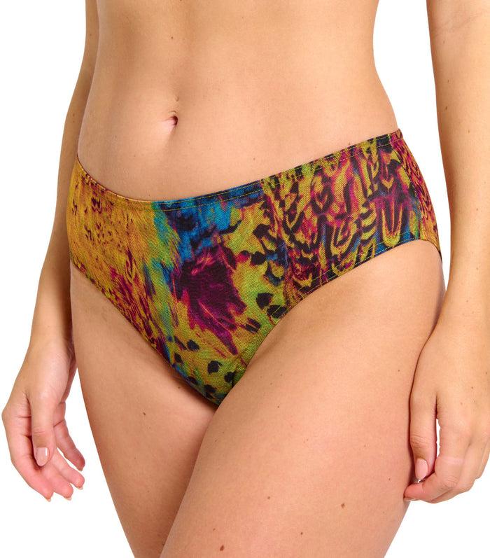 kiniki Amalfi Tan Through High Waisted Bikini Brief