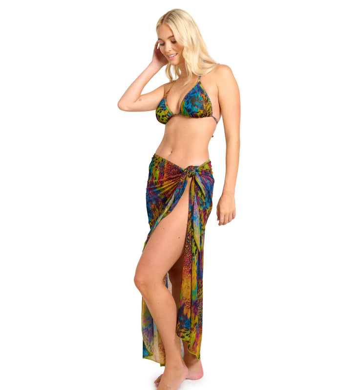 kiniki Amalfi Tan Through Beach Sarong
