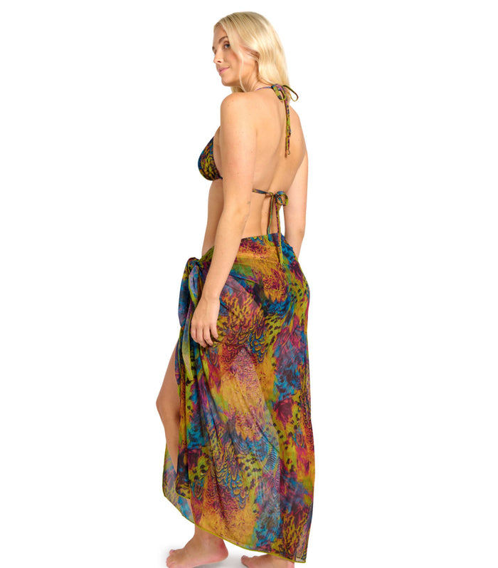 kiniki Amalfi Tan Through Beach Sarong