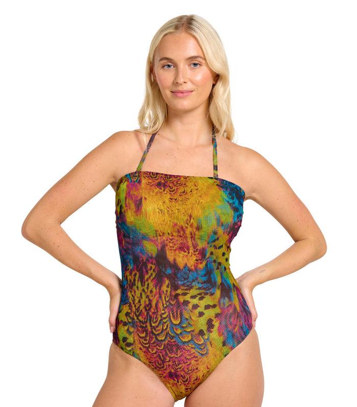Kiniki Amalfi Tan Through Tube Swimsuit