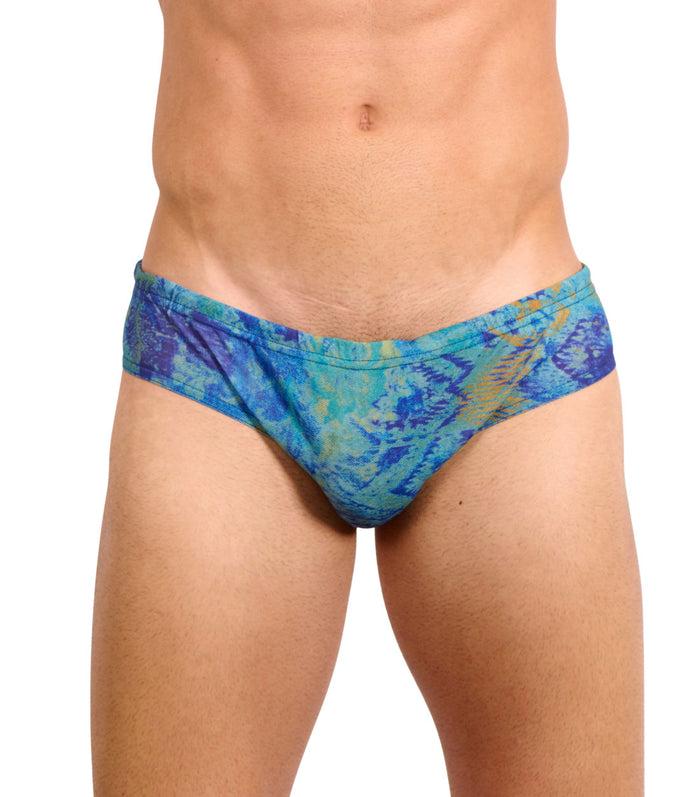 Kiniki Azure Tan Through Deep Waist Swim Brief